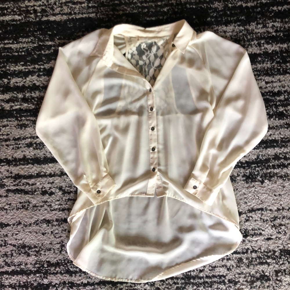 Off White Patterson Button-Down - image 1